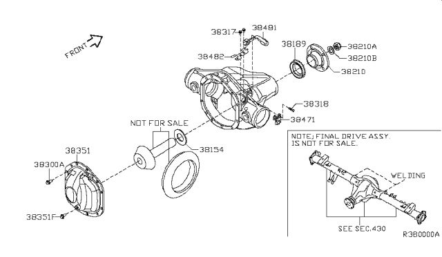 2004 Nissan Titan Rear Final Drive Diagram 1