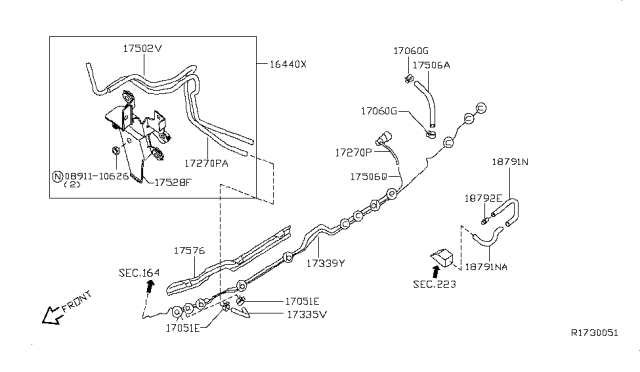 2010 Nissan Titan Fuel Piping Diagram 3