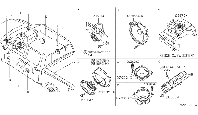 2013 Nissan Titan Speaker Diagram 2