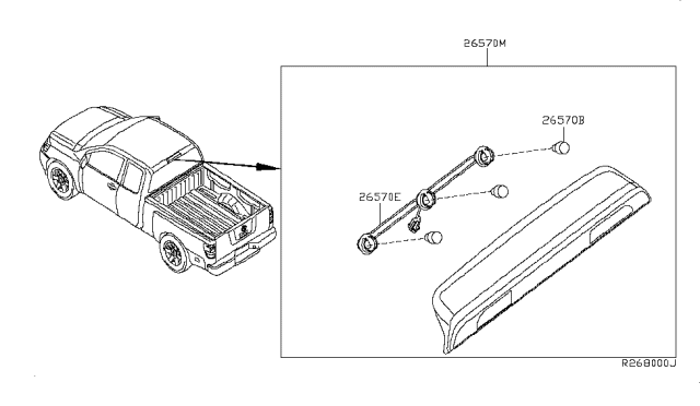 2004 Nissan Titan High Mounting Stop Lamp Diagram