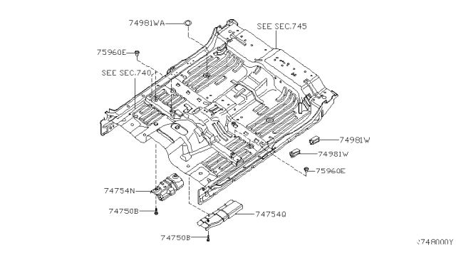 2015 Nissan Titan Floor Fitting Diagram 1