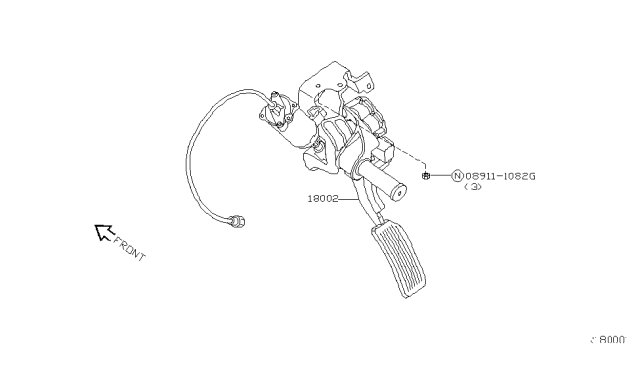 2008 Nissan Titan Accelerator Linkage Diagram 2