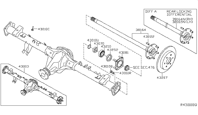 2005 Nissan Titan Rear Axle Diagram 1