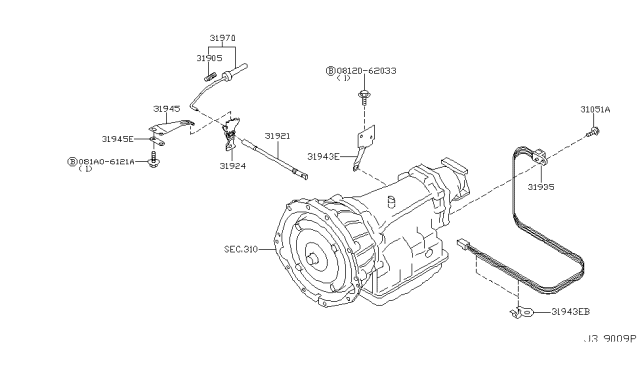 2005 Nissan Titan Control Switch & System Diagram 1