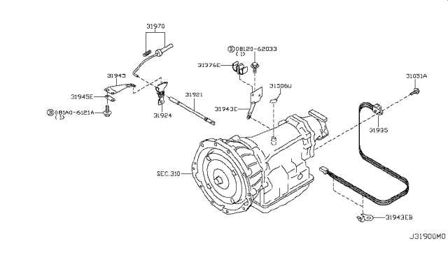 2010 Nissan Titan Control Switch & System Diagram 3