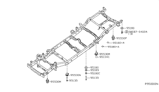 2006 Nissan Titan Body Mounting Diagram 2