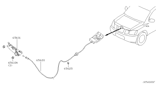 2007 Nissan Titan Hood Lock Control Diagram