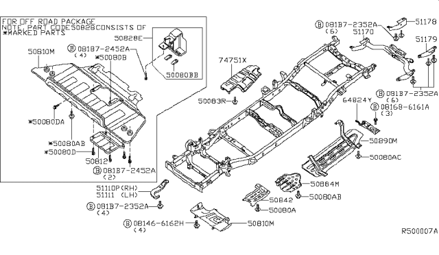 2013 Nissan Titan Frame Diagram 6