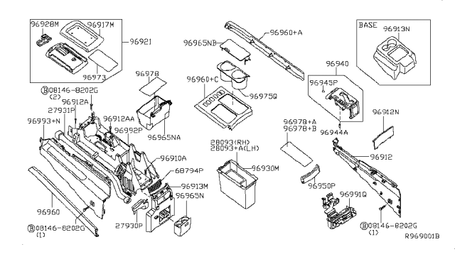 2004 Nissan Titan Console Box Diagram 2