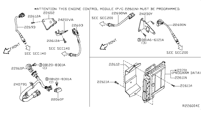 2015 Nissan Titan Engine Control Module Diagram