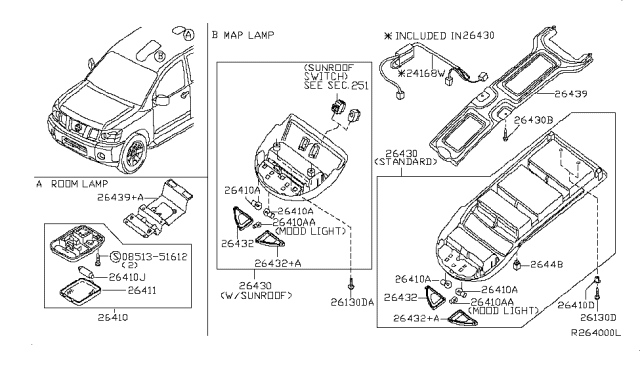 2005 Nissan Titan Room Lamp Diagram 2