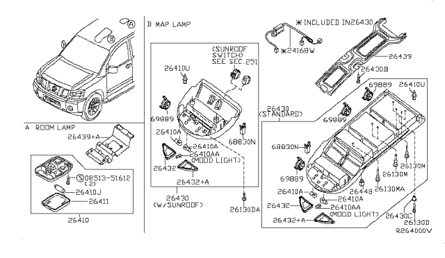 2004 Nissan Titan Room Lamp Diagram 1