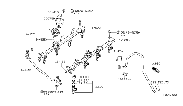 2010 Nissan Titan Fuel Strainer & Fuel Hose Diagram 2