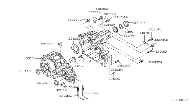 2009 Nissan Titan Transfer Case Diagram 2