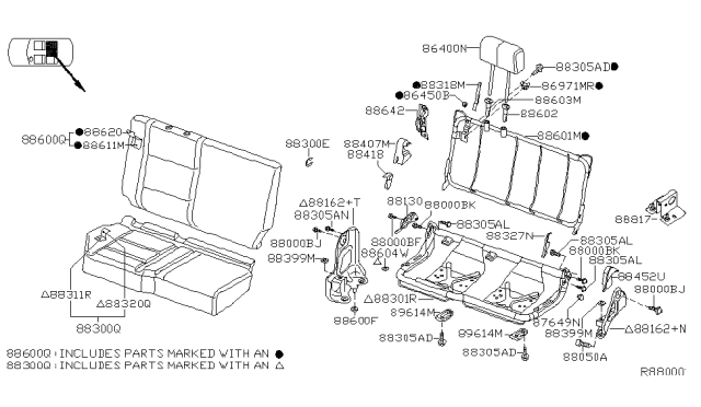 2005 Nissan Titan Rear Seat Diagram 4