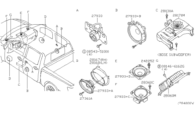 2005 Nissan Titan Speaker Diagram 1