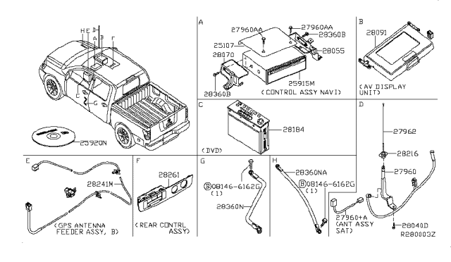 2006 Nissan Titan Shield-KICZONE Diagram for 25017-ZC30A