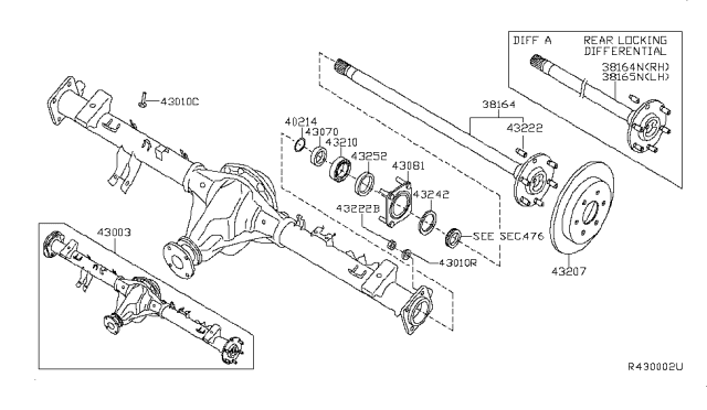 2013 Nissan Titan Rear Axle Diagram 1