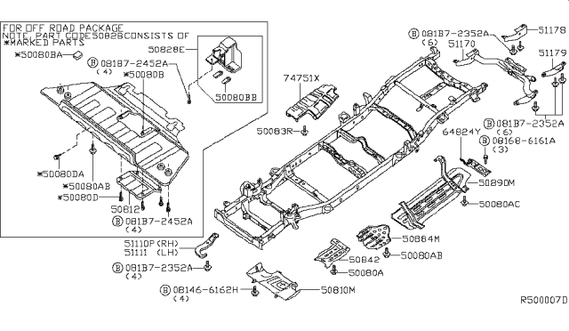 2015 Nissan Titan Frame Diagram 3
