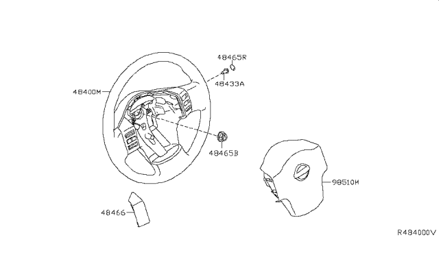 2008 Nissan Titan Steering Wheel Diagram 2