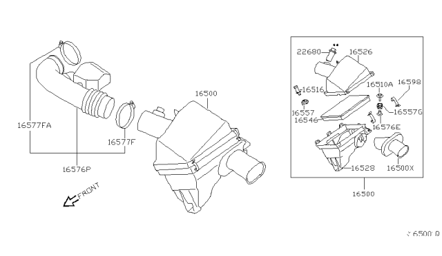 2004 Nissan Titan Air Cleaner Diagram