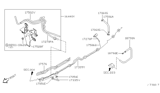 2007 Nissan Titan Fuel Piping Diagram 11