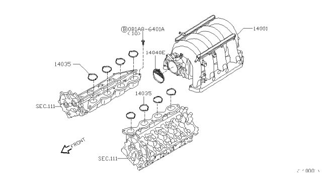 2009 Nissan Titan Manifold Diagram 4