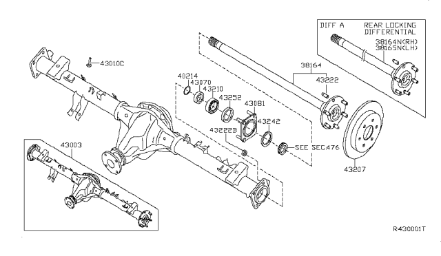 2008 Nissan Titan Rear Axle Diagram 1