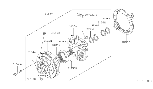 1982 Nissan Datsun 810 Engine Oil Pump Diagram 2