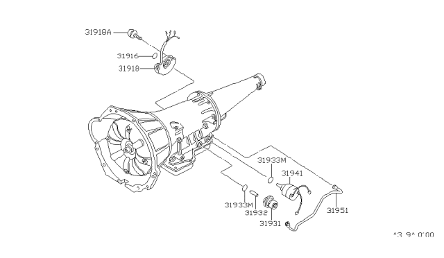 1980 Nissan Datsun 810 Control Switch & System Diagram