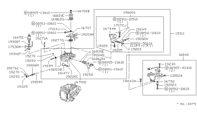 1982 Nissan Datsun 810 Fuel Injection Pump Diagram 4