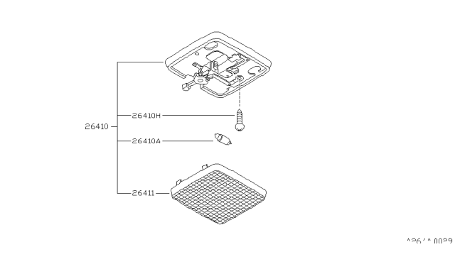 1980 Nissan Datsun 810 Room Lamp Diagram 1