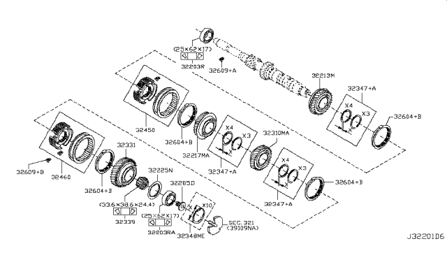 2010 Nissan Versa Sedan Transmission Gear Diagram 4