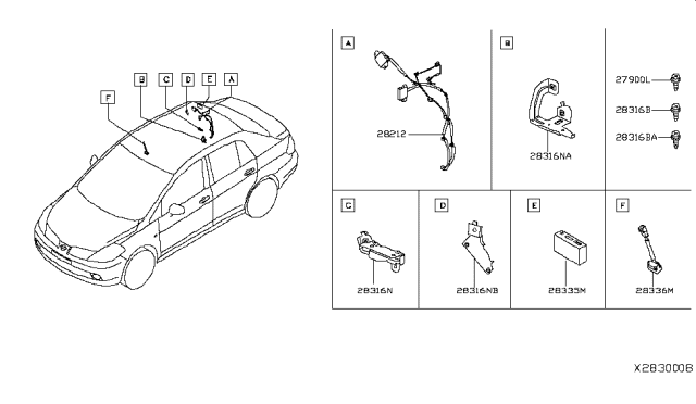 2010 Nissan Versa Telephone Diagram