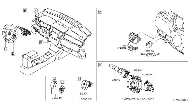 2007 Nissan Versa Sedan Switch Diagram 3