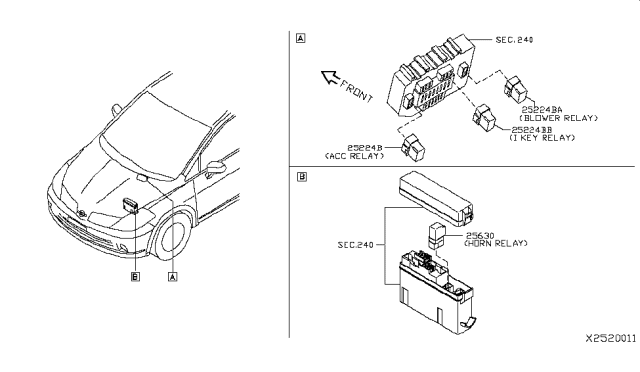 2009 Nissan Versa Relay Diagram 2