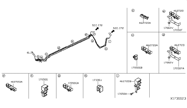 2010 Nissan Versa Sedan Fuel Piping Diagram 1
