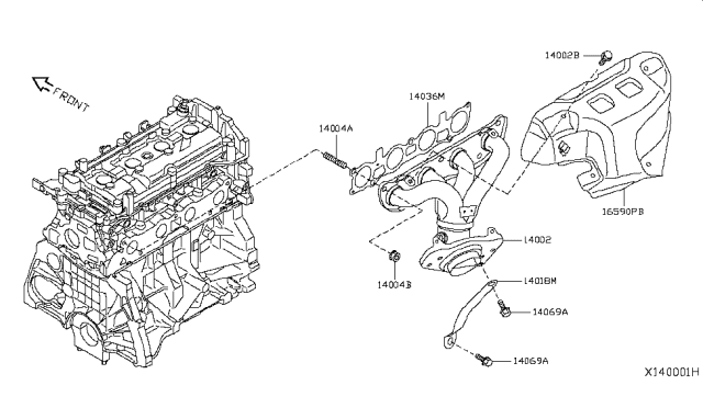 2011 Nissan Versa Sedan Manifold Diagram 3
