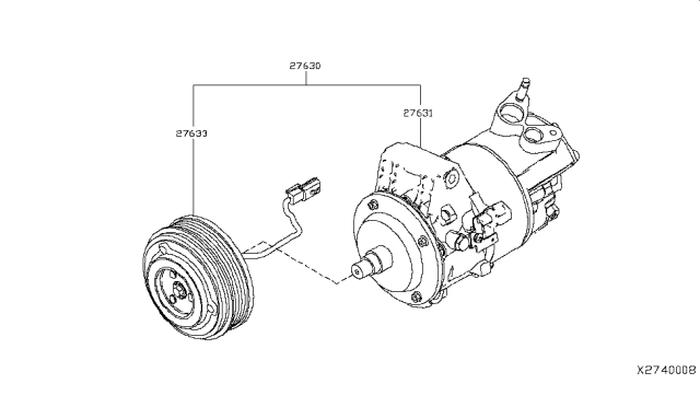 2007 Nissan Versa Sedan Compressor Diagram