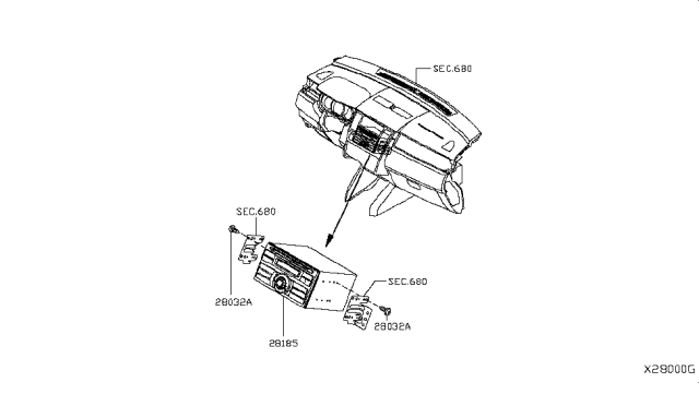 2007 Nissan Versa Sedan Audio & Visual Diagram 2