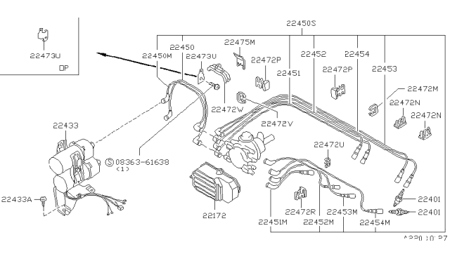 1985 Nissan Stanza Ignition System Diagram 2