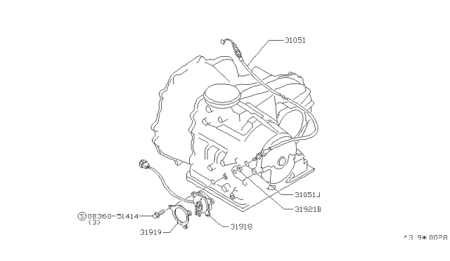 1985 Nissan Stanza Control Switch & System Diagram