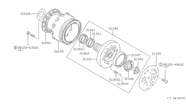 1983 Nissan Stanza Engine Oil Pump Diagram