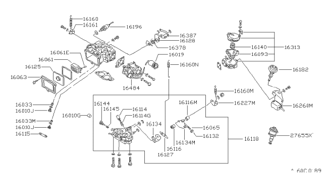 1982 Nissan Stanza Carburetor Diagram 5