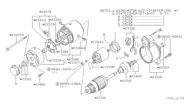 1986 Nissan Stanza Starter Motor Diagram 3