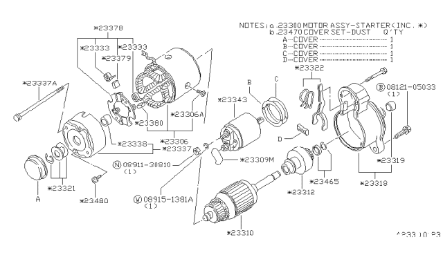 1985 Nissan Stanza Starter Motor Diagram 3