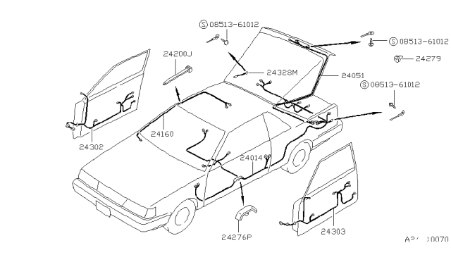 1990 Nissan Sentra Wiring (Body) Diagram 2