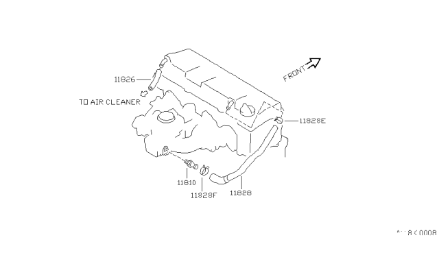 1990 Nissan Sentra Crankcase Ventilation Diagram 2