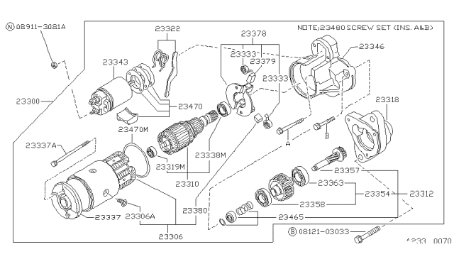 1989 Nissan Sentra Starter Motor Diagram 6