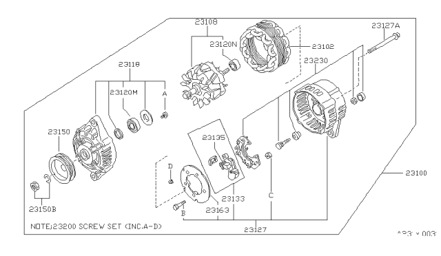 1989 Nissan Sentra Alternator Diagram 2